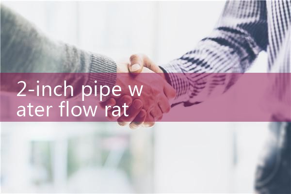 2 inch pipe water flow rate|rotameter flow meter