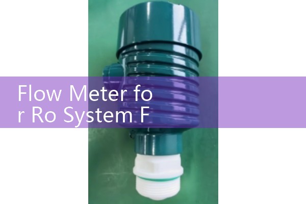 Flow Meter for Ro System Filtration: Micro-Flow Monitoring to Track Membrane Efficiency