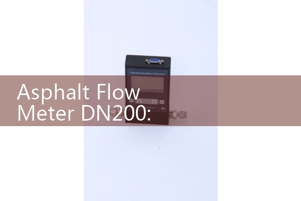 Asphalt Flow Meter DN200: Keeping Trunkline Pressures Steady and Reliable