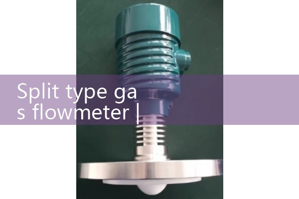 Split type gas flowmeter