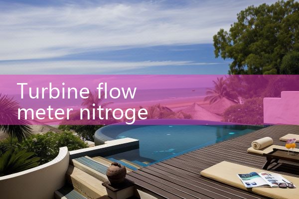 turbine flow meter nitrogen|flow meter distributor