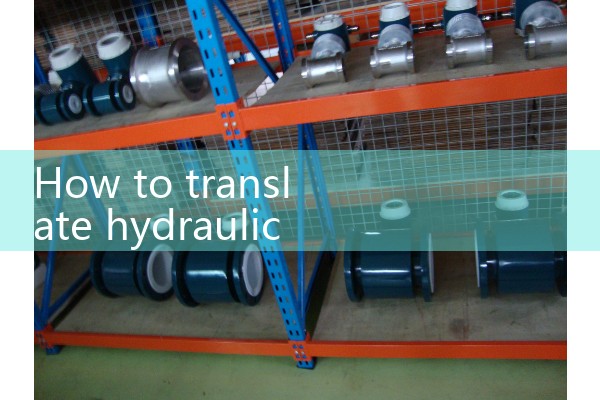 hydraulic flow sensor