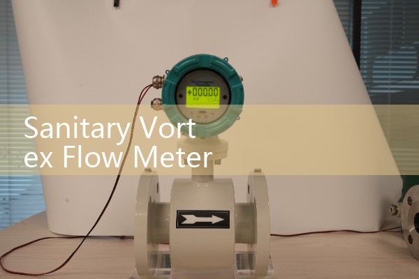 Sanitary vortex flowmeter