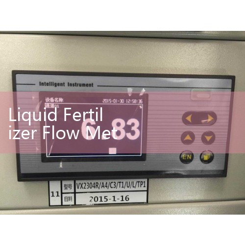 Liquid Fertilizer Flow Meter: Agricultural Chemical Boom Sprayer Controls